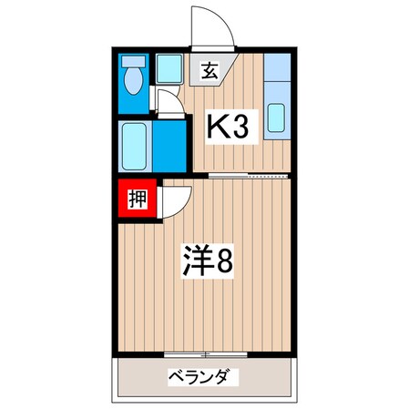 天神荘の物件間取画像